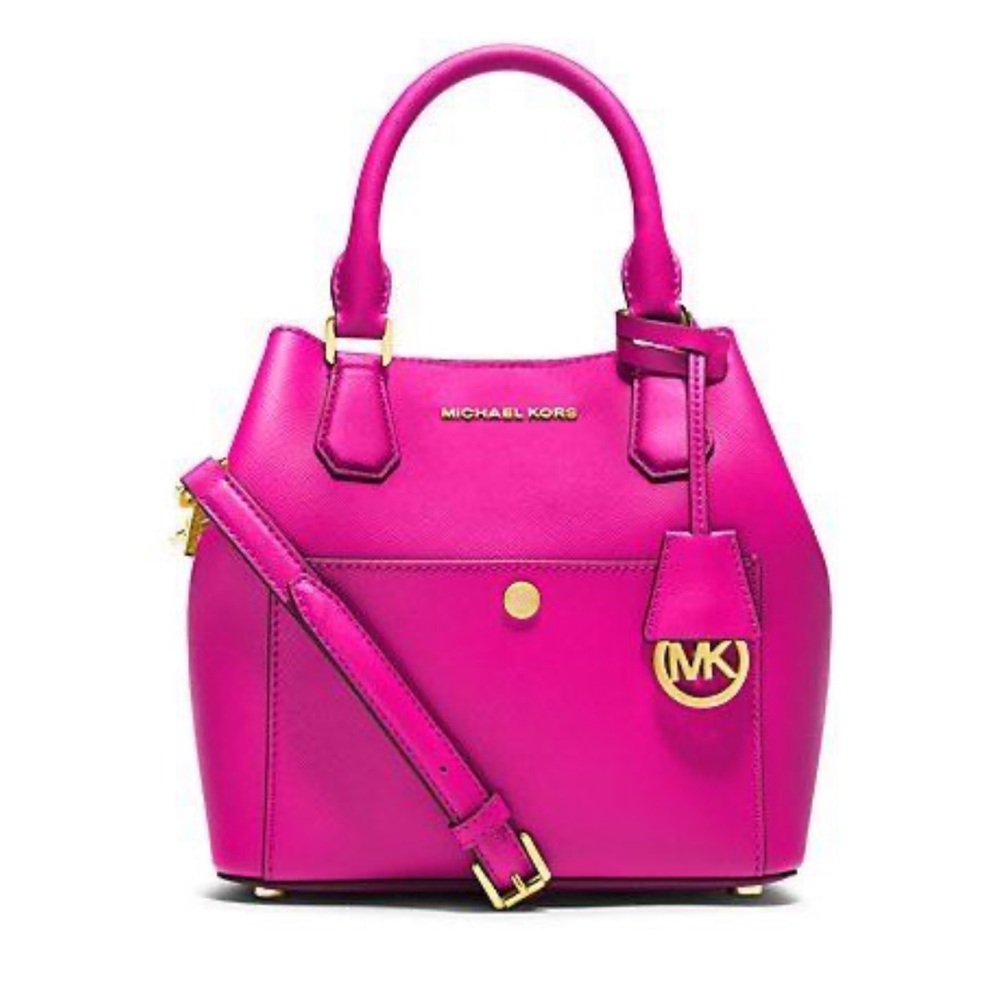 Michael Kors Pink Greenwich Satchel